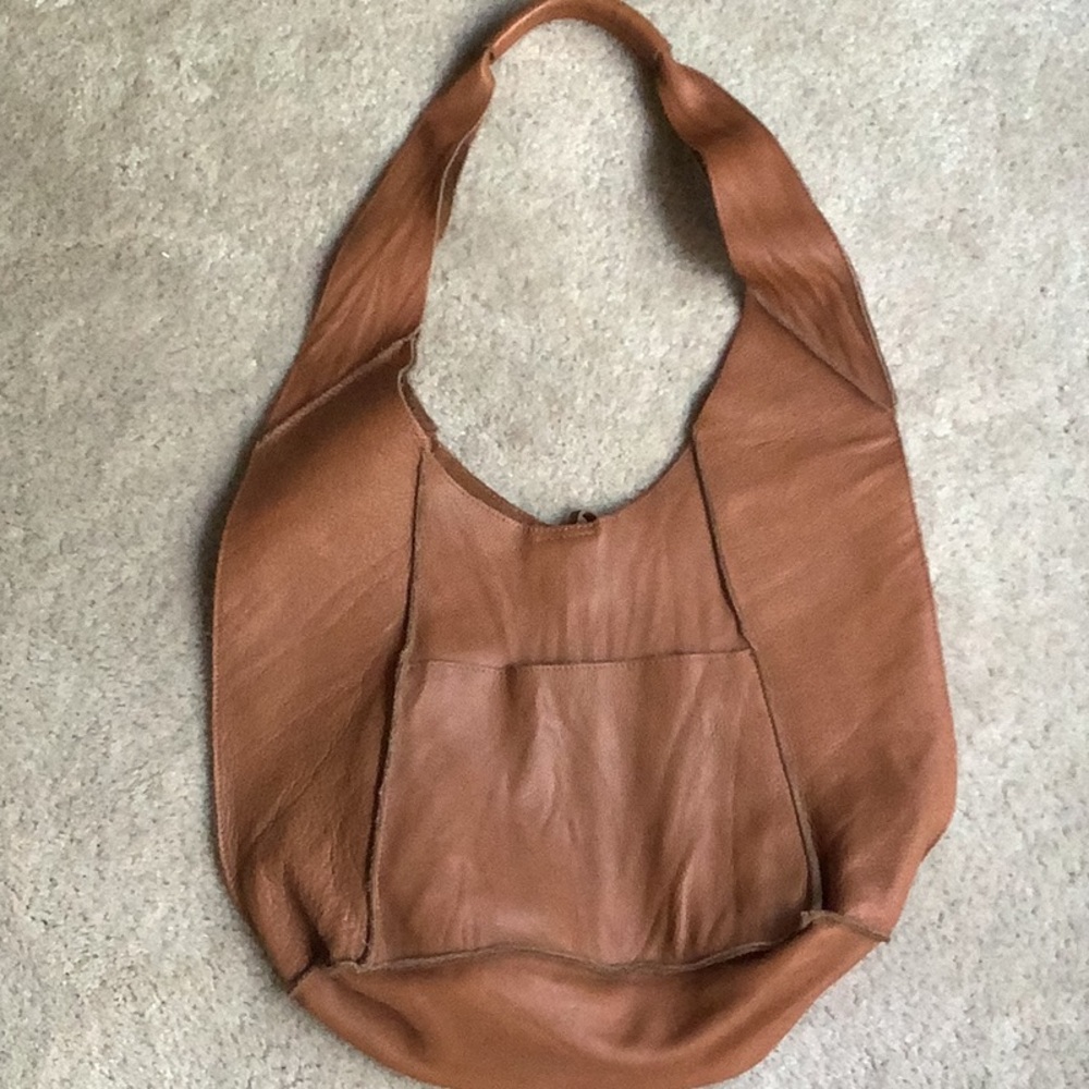 Genuine leather J Jill hobo bag. Slouchy bag Smoke free home